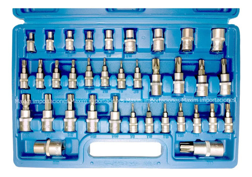 Set Puntas Tubos Torx Macho Hembra - 1/4 3/8 1/2 | Eurotech