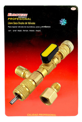 Saca Ovulo Valvula Aire Acondicionado R220 R410a R404a R407c