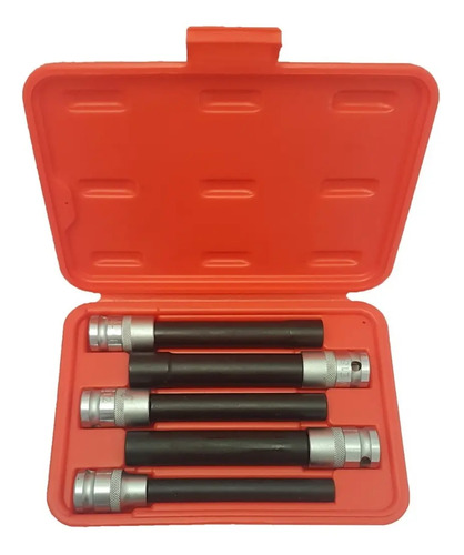 Juego Torx Hembra Largos - 5 Piezas - Eurotech
