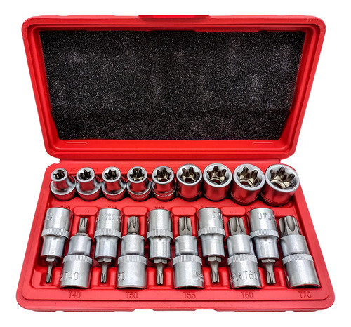 Torx Juego 18 Dados Macho Hembra - Enc. 1/2 | Davidson
