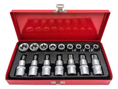 Dados Torx Macho Hembra - Enc. 1/2 - Juego X16 | Davidson