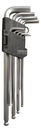 Juego 9 Llaves Allen 1.5-10mm | Davidson Gris