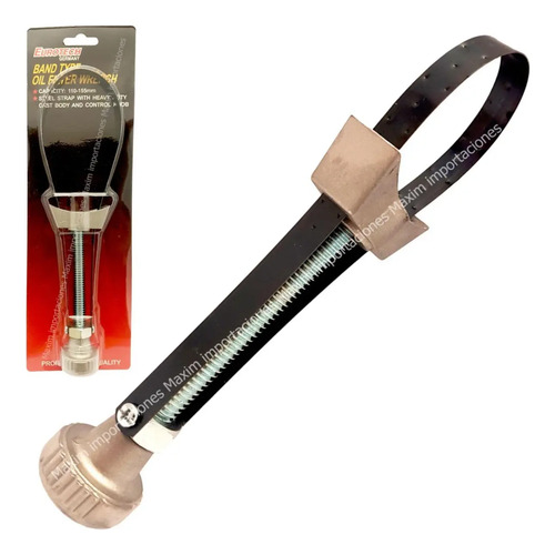 Llave Sacafiltro Aceite Fleje Regulable 65-110mm | Eurotech