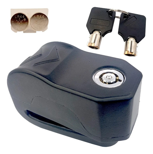 Candado Tranca Disco Freno Moto - Con Alarma | Pilas Repues.