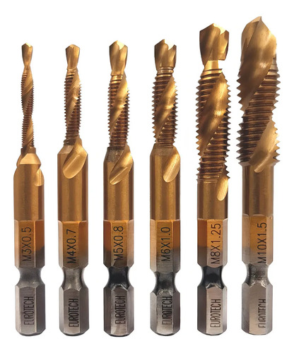 Mechas Roscadas Alta Velocidad Calidad Acero 6541 | Eurotech