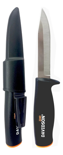 Cuchillo Pesca Flotante 225 Mm. Con Vaina / Funda | Davidson Negro
