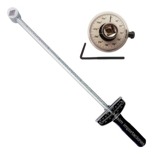 Llave Dinamométrica Aguja 1/2 Eurotech Torcometro