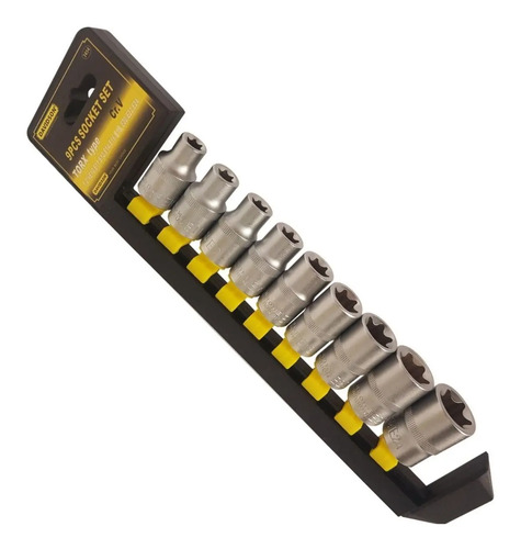 Juego Tubos Dados Torx Hembra E10 E24 - Enc. 1/2 | Davidson